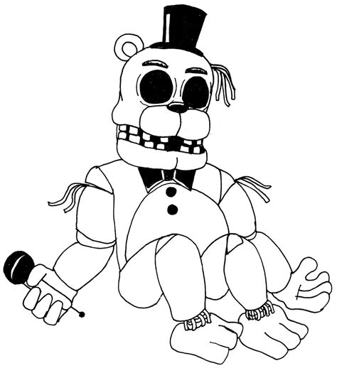 coloriage five nights at freddy's|fnaf robot coloring pages.